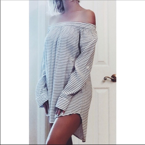 Faithfull the Brand Dresses & Skirts - Faithful Sea Salt Stripe Repeat Dress